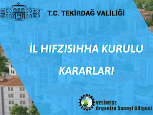 23-24-25-26 Nisan Sokağa Çıkma Ile Ilgili Il Umumi Hıfzıssıha Meclis Kararı