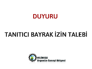 Tanıtıcı Bayrak Izin Talebi