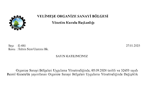 Tahsis Süre Uzatımı