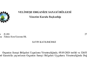 Tahsis Süre Uzatımı