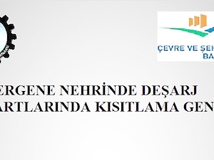 Ergene Nehrinde Deşarj Standartlarında Kısıtlama Genelgesi