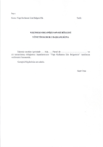 İskan (Yapı Kullanma Belgesi) Dilekçesi